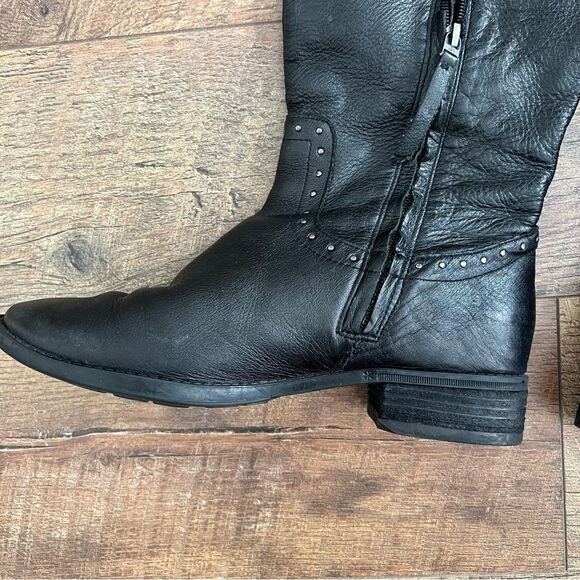 Sam Edelman Prina Black Leather Riding Boots Women’s Size 7.5 - Picture 9 of 15